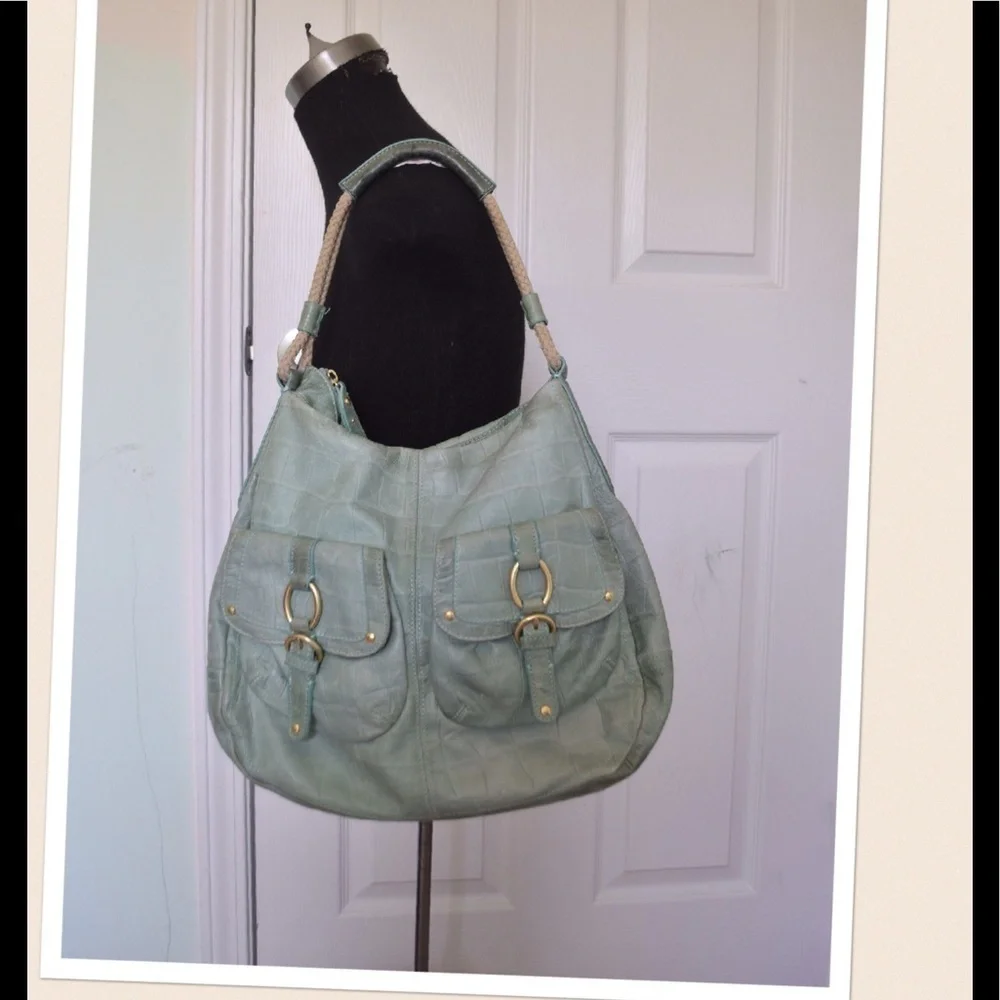 Sigrid Olsen leather hobo bag